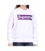 Sweat Blanc Femme Supreme Grip Rosalba - S