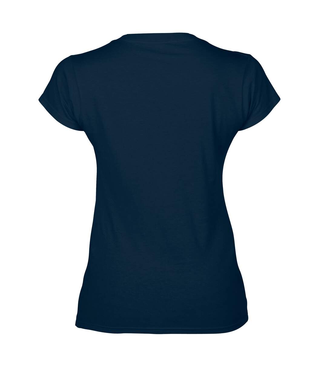 T-shirt femme bleu marine Gildan