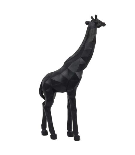 Statuette Déco Girafe Origami 40cm Noir