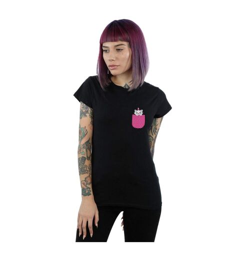 Disney - T-shirt ARISTOCATS MARIE CHEST - Femme (Noir) - UTBI15040