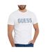 T-shirt Blanc Homme Guess M4YI15I3Z14 - L