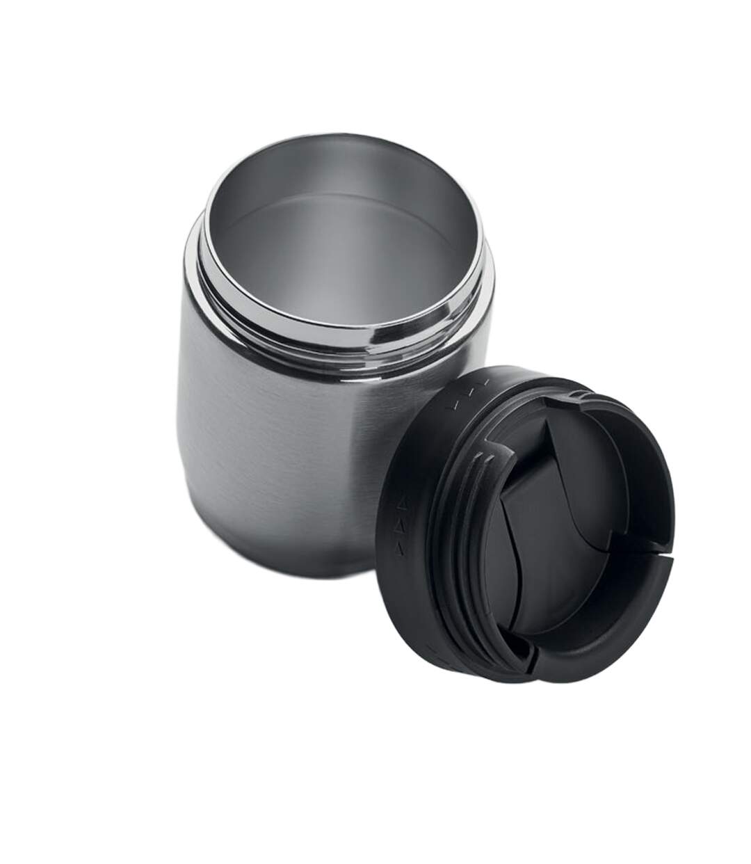 Atera 2 in 1 double-walled 500ml bottle one size matt silver MidOcean-3