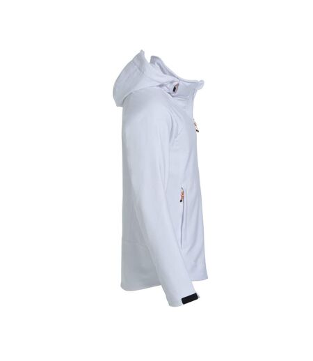 Veste Softshell Milford Homme Blanc Clique