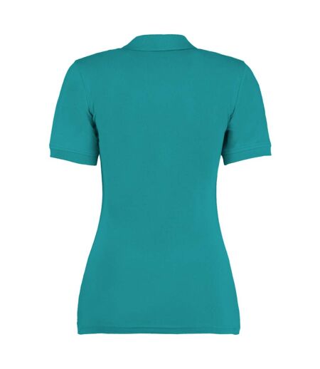 Polo à manches courtes et col en V Kustom Kit Sophia Comfortec® pour femme (Turquoise) - UTBC634
