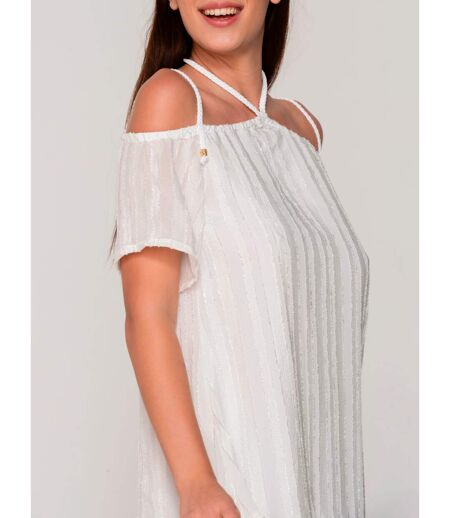 Robe estivale midi épaules tombantes PRAISE Luna Splendida