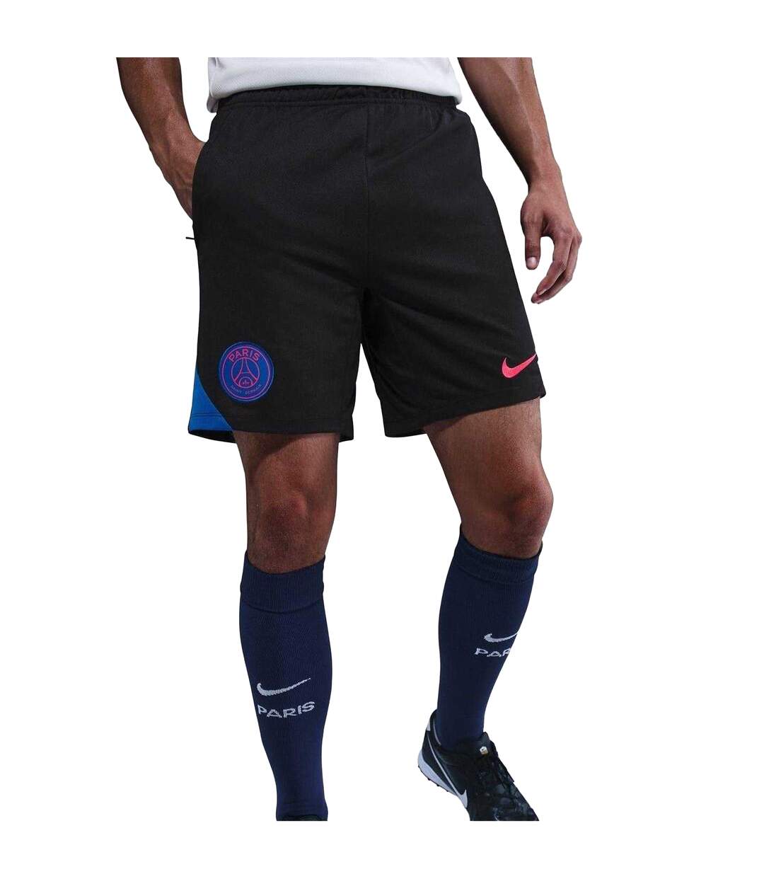 Short Motif/style Paris Saint-germain Strike 2025/2026 Homme Noir Bleu Nike-1