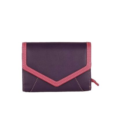 Eastern Counties Leather Womens/Ladies Carla Envelope Style Purse (Purple/Pink) (One Size) - UTEL310