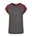 T-shirt Femme Charbon Bordeaux Urban Classics-1