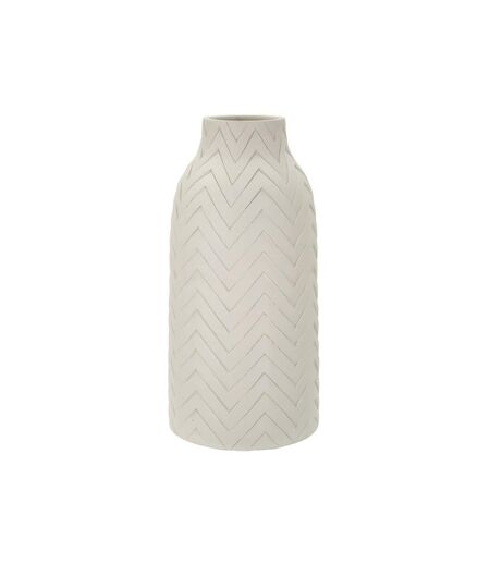 Vase Design en Céramique Winter 60cm Crème