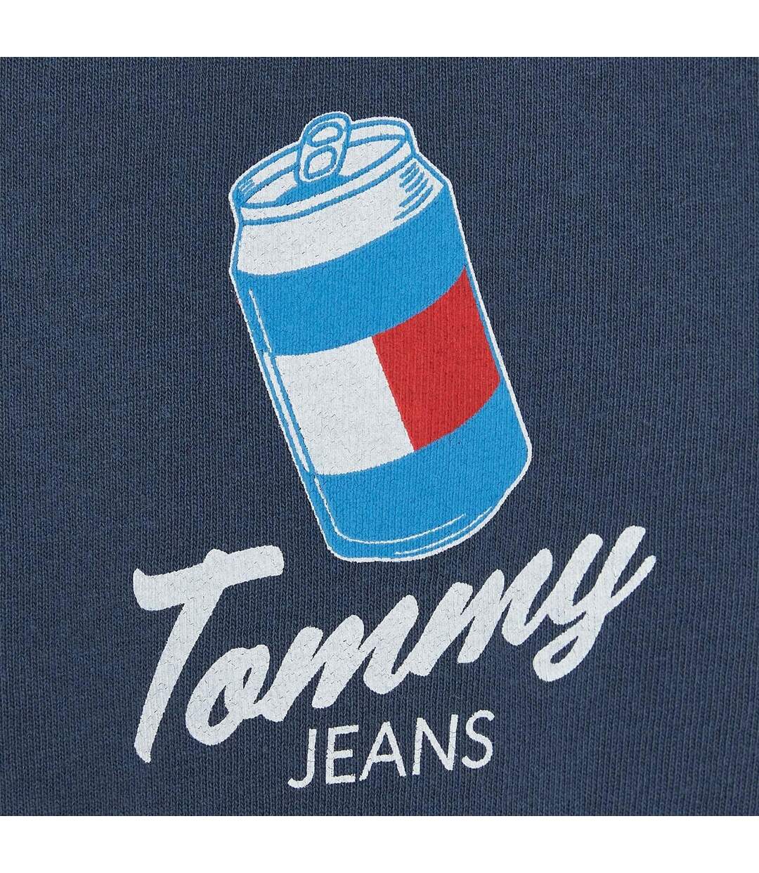 Mens Graphic Back Print T-shirt Blue Tommy Hilfiger-3