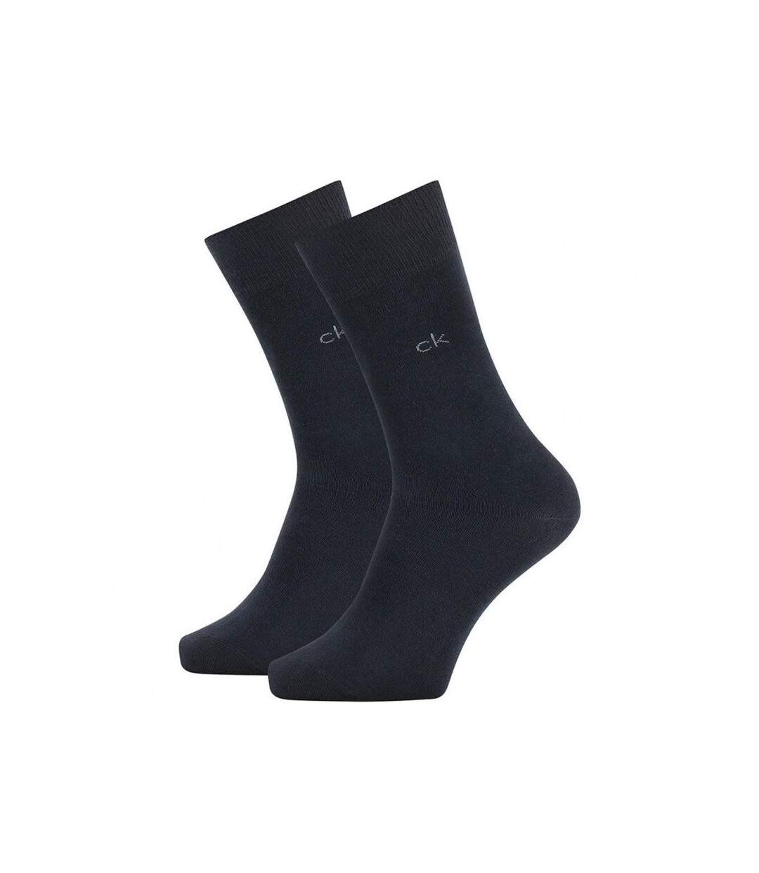 CALVIN KLEIN Lot 2 paires de Chaussettes Homme Coton CASUAL Navy-1