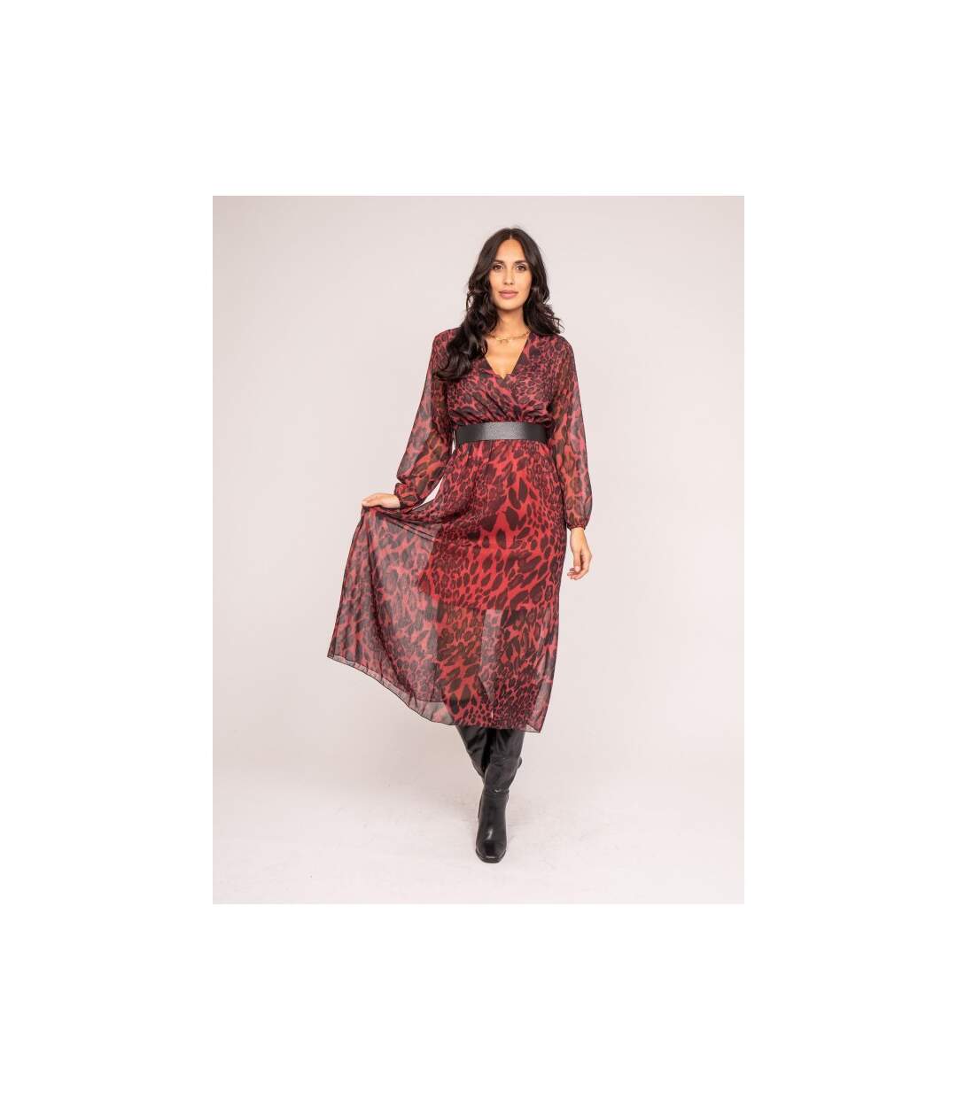 Robe longue motifs IBOST - Dona X Lisa-4