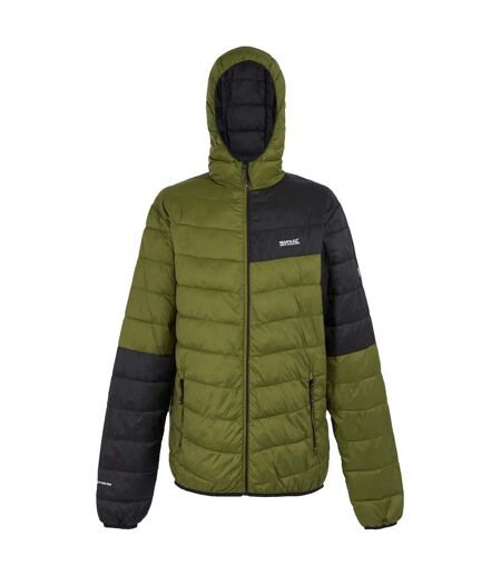 Mens Hillpack Iii Hooded Active Padded Jacket Nephrite Green Black Regatta