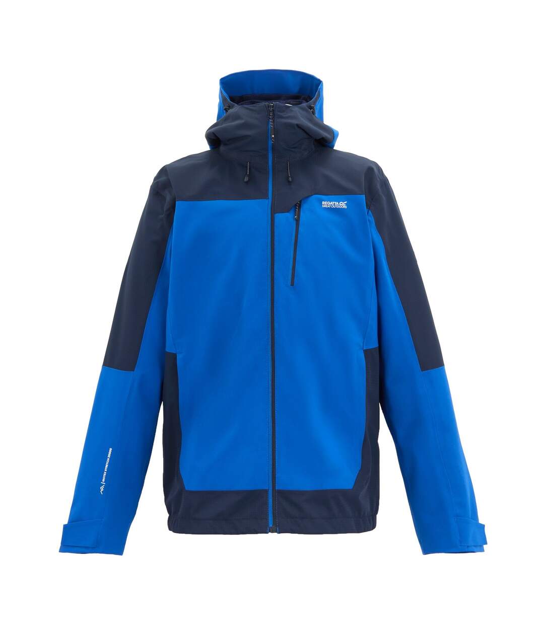 Veste Imperméable Extensible À Capuche Highton Homme Bleu Bleu Marine Regatta-2