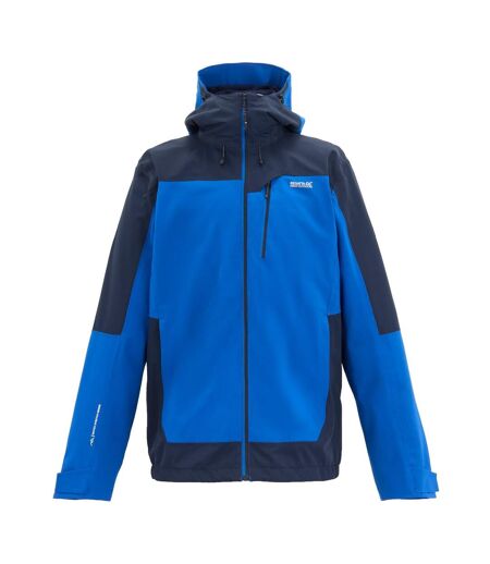 Veste Imperméable Extensible À Capuche Highton Homme Bleu Bleu Marine Regatta