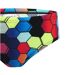 Mens Geometric Hexagon Full Coverage Swim Briefs Multicoloured Speedo-3