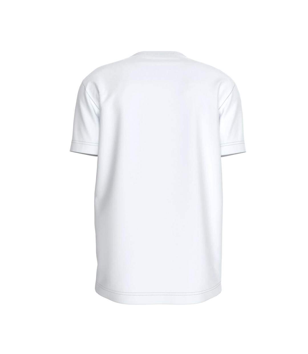 T-shirt Blanc Homme Calvin Klein Jeans Disrupted - M-2