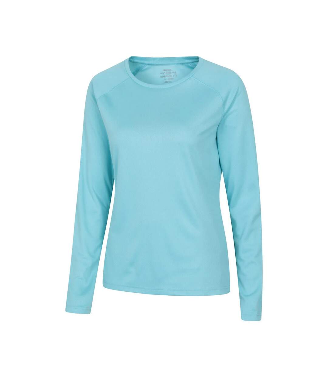 Haut Uni Manches Longues Endurance Femme Bleu Clair Mountain Warehouse-3