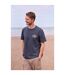 T-shirt chase homme bleu foncé Animal