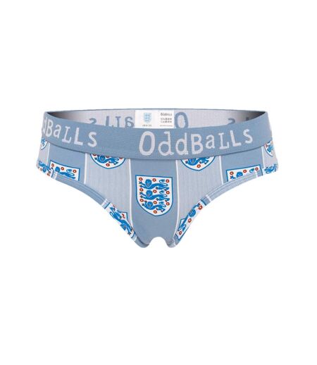 OddBalls Womens/Ladies 1996 Away England FA Briefs (Light Blue) - UTOB200