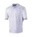 Mens wild flowers golf polo shirt lilac/lavender Island Green-1