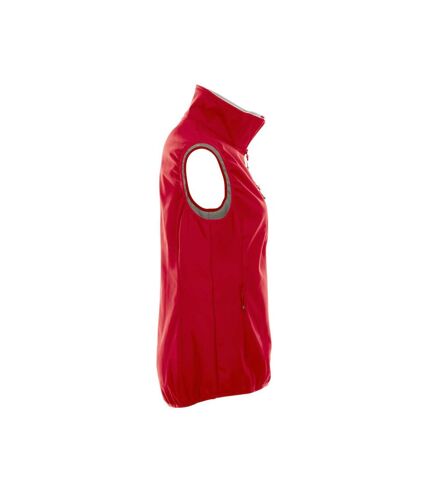 Clique Womens/Ladies Plain Softshell Vest (Red) - UTUB201
