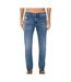 Jean Slim Bleu Foncé Délavé Homme Diesel 1979 Sleenker - W27-L32