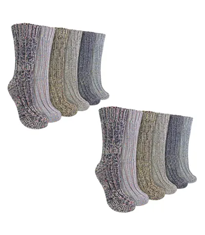 Lot de 12 chaussettes pour bottes en alpaga pour femme