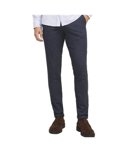 Pantalon marine chiné homme jack & jones marco - w30-l32