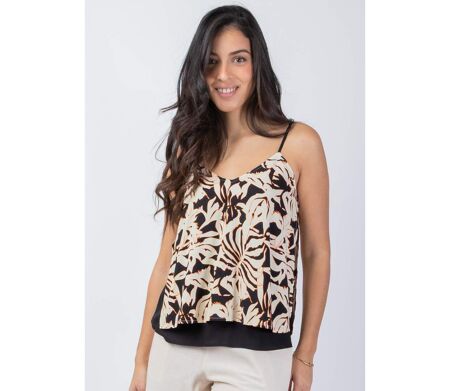 Top femme imprimé ethnique VAHINE tendance africain Coton Du Monde