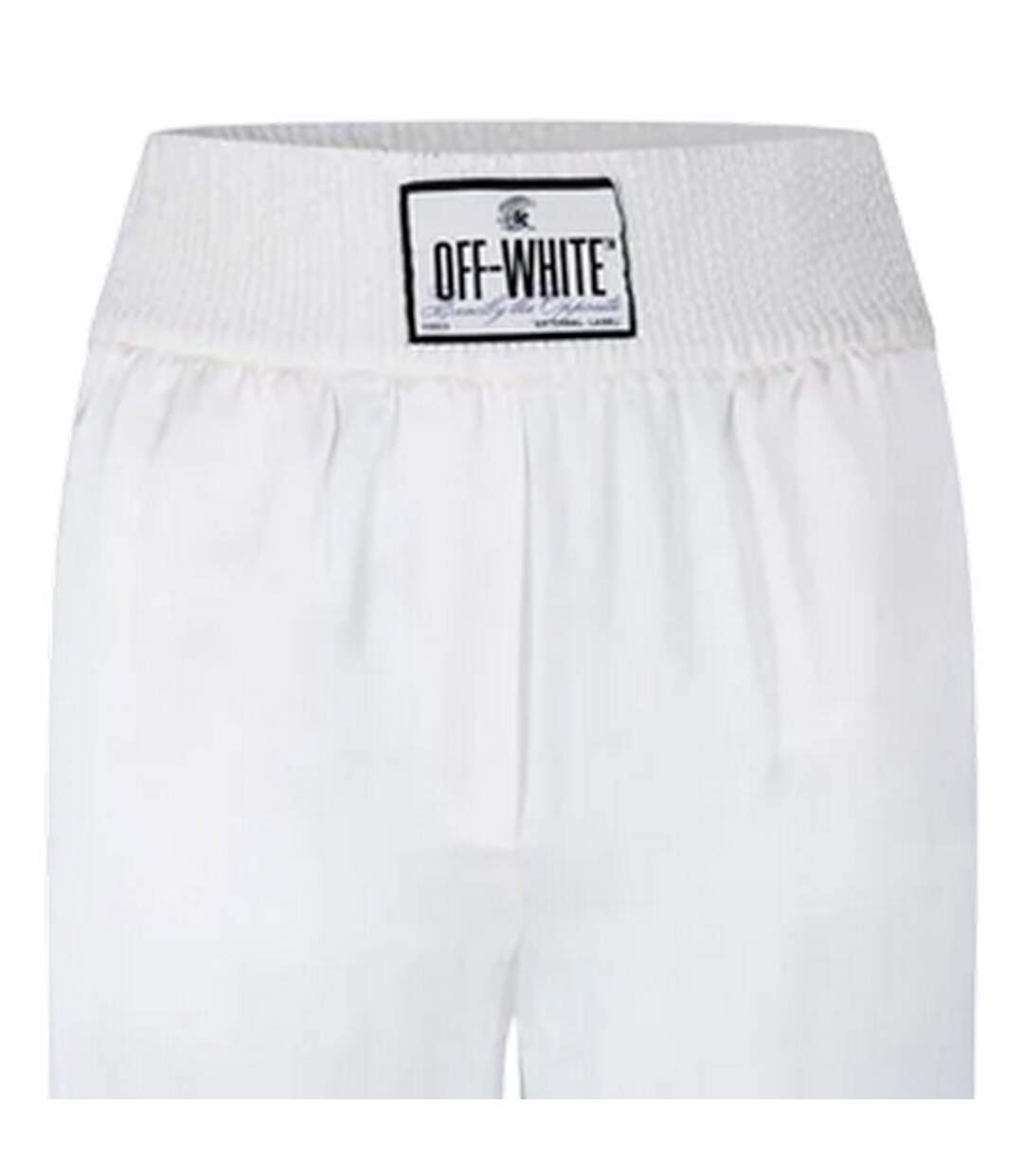 Bas De Pyjama Femme Blanc Off White-4