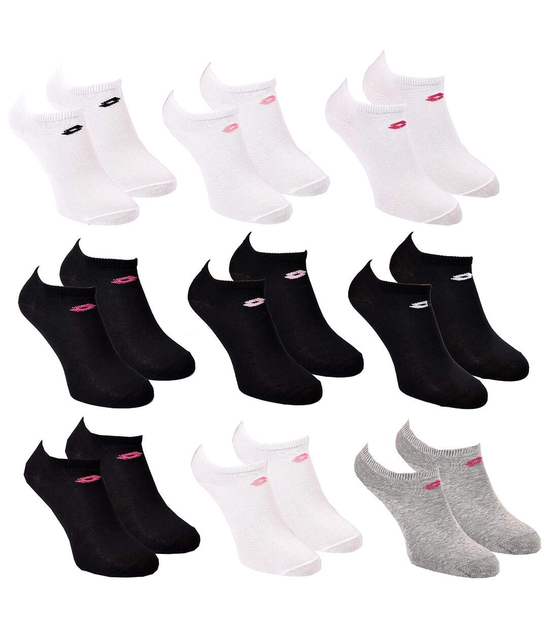 Chaussettes Femme LOTTO Pack de 9 paires SNEAKER 2014-2