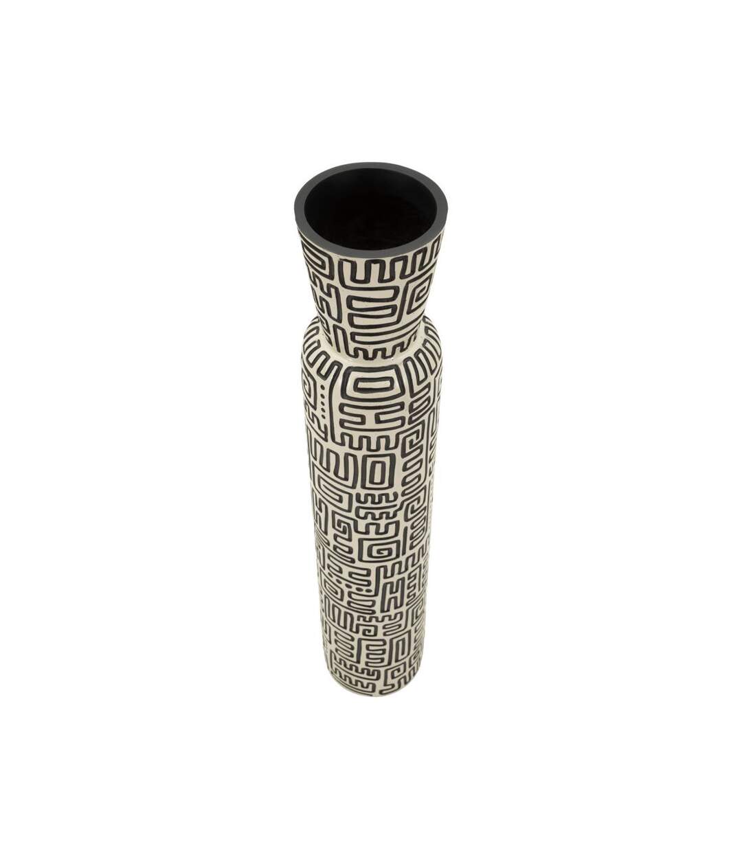 Vase Design Nairobi 86cm Blanc & Noir-2