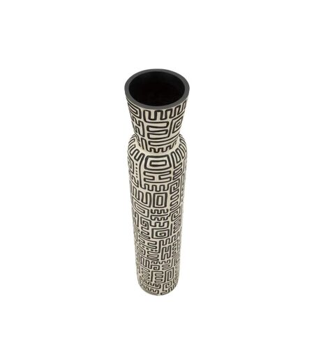 Vase Design Nairobi 86cm Blanc & Noir