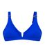 Haut de maillot de bain bleu électrique femme grain de sable louisa-1