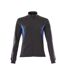 Womens/ladies Accelerate Zipped Lady Fit Jacket Dark Navy Azure Blue Mascot-1