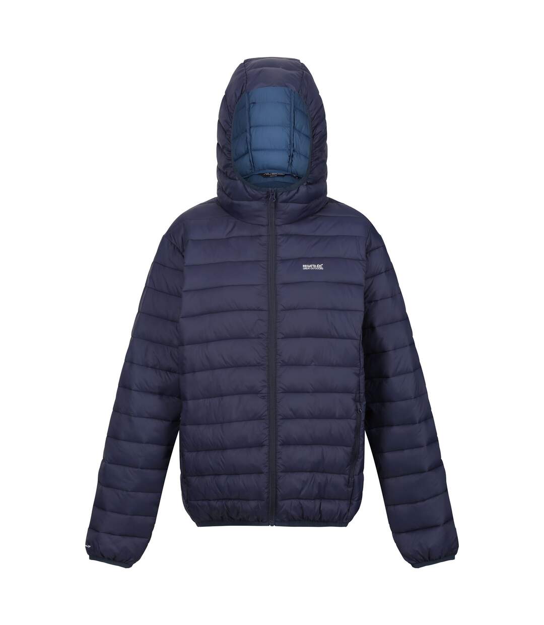 Womens/ladies Marizion Hooded Padded Jacket Navy Sea Haze Regatta-2