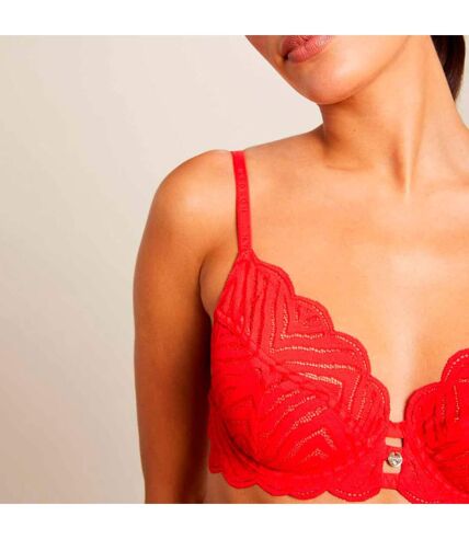 Soutien-gorge corbeille rouge Marianne