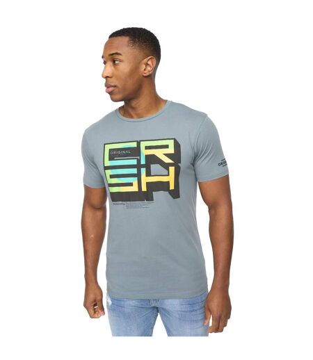 Mens boxvibe t-shirt blue Crosshatch