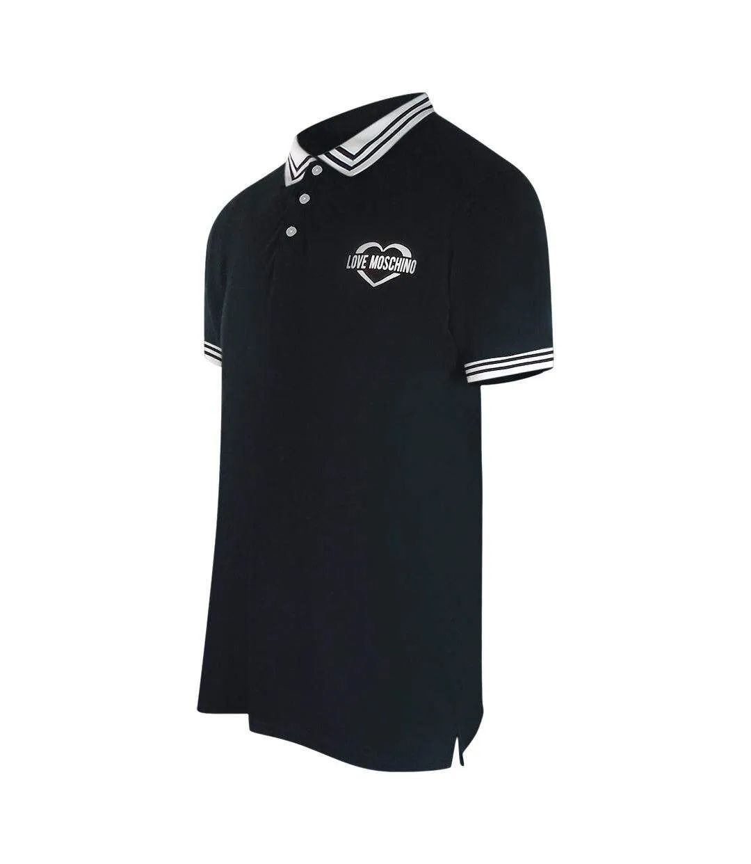 Polo Homme Noir Love Moschino-3