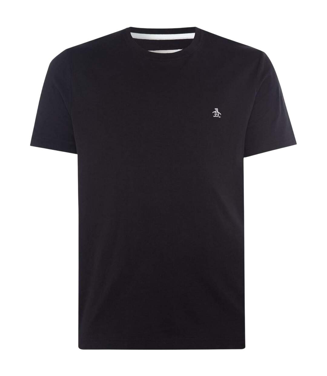 T-shirt Motif/style Brodé Pin Point Homme Noir Original Penguin-2