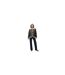 Womens/ladies Kay Pilot Style Relaxed Fit Jacket Black Oatmeal Vero Moda-1