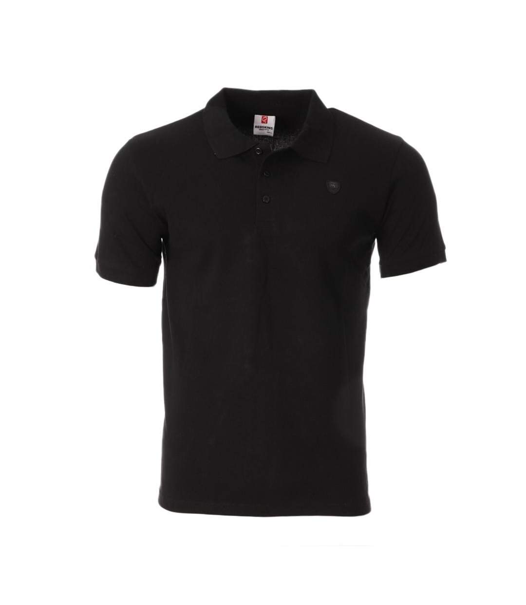 Polo noir homme redskins rash calder - l-1
