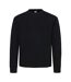 Unisex adult supercotton sweatshirt black Fruit of the Loom-1