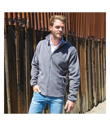 Result Mens Core Fashion Fit Outdoor Fleece Jacket (Pure Grey)