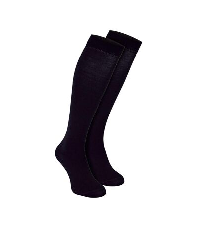 2 Pack Mens Extra Long Knee High Breathable Bamboo Socks