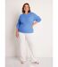 Pull maille brillante col rond-3