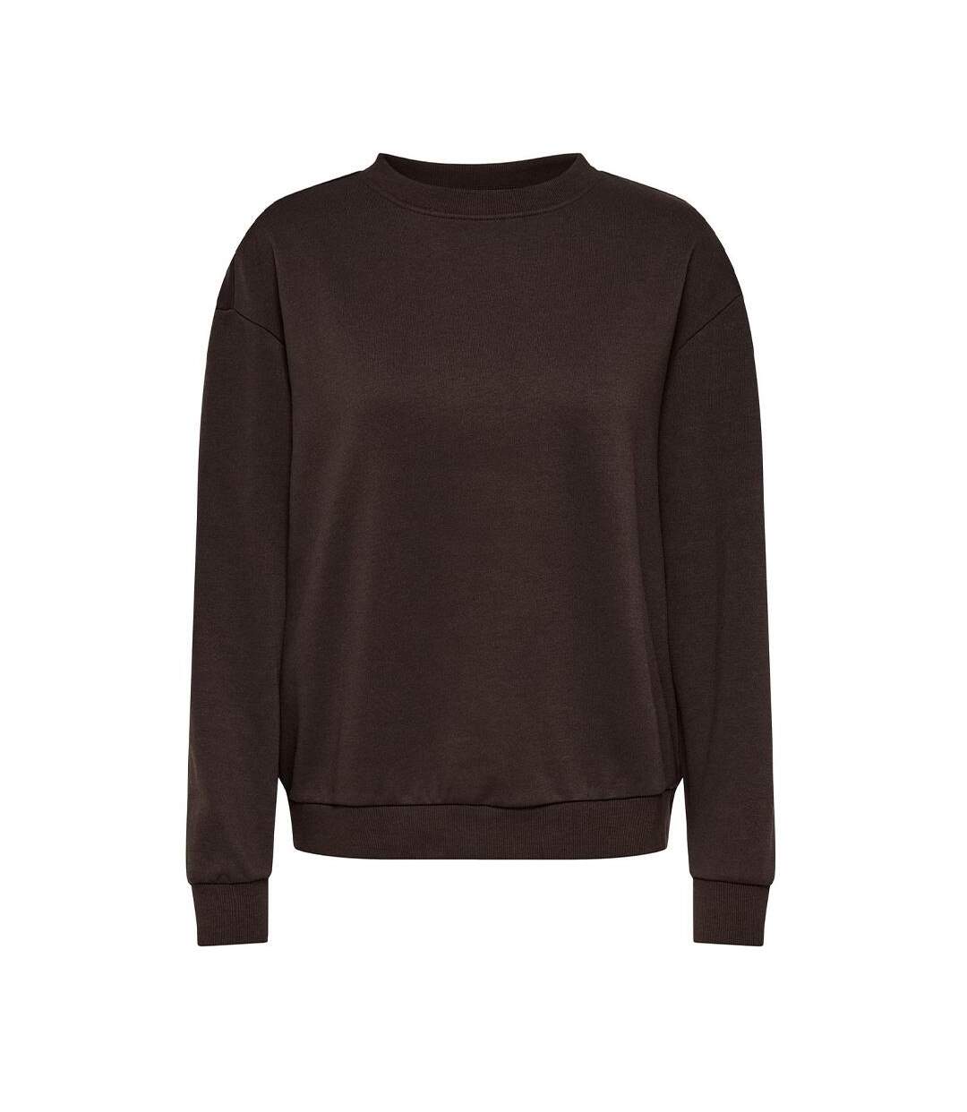 Sweat marron femme jdy nanna life-1