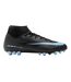 Mens Mercurial Superfly 10 Academy Leather Artificial Ground Football Boots Black Blue Nike-1