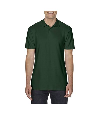 Gildan Softstyle Mens Short Sleeve Double Pique Polo Shirt (Forest Green) - UTBC3718